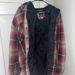 XL, Legendary Outfitters hooded, flannel jacket
